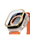 Tvrzené sklo Dux Ducis Flas s hliníkovým rámem Apple Watch Ultra 49mm zlaté