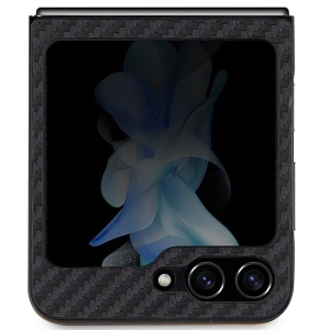 Wholesale BMW BMHCZF522NBCK Samsung Galaxy Z Flip5 Leather Carbon black - BMW510 - {ean13} - Hurt