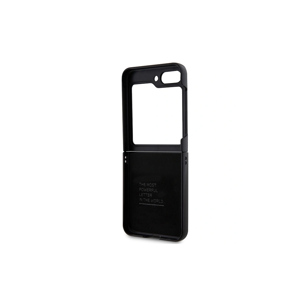 Hurtownia GSM - Etui BMW BMHCZF522NBCK Samsung Galaxy Z Flip5 bőr szénfekete/black - BMW510 - {ean13} - Hurt