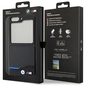 Hurtownia GSM - Case BMW BMHCZF522NBCK Samsung Galaxy Z Flip5 Leder Carbon schwarz/black - BMW510 - {ean13} - Hurt