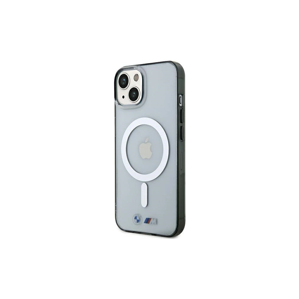 Hurtownia GSM - Etui BMW BMHMP15SHCRS Apple iPhone 15 keménytok Ezüst Gyűrű MagSafe átlátszó/transparent - BMW511 - {ean13} - Hurt