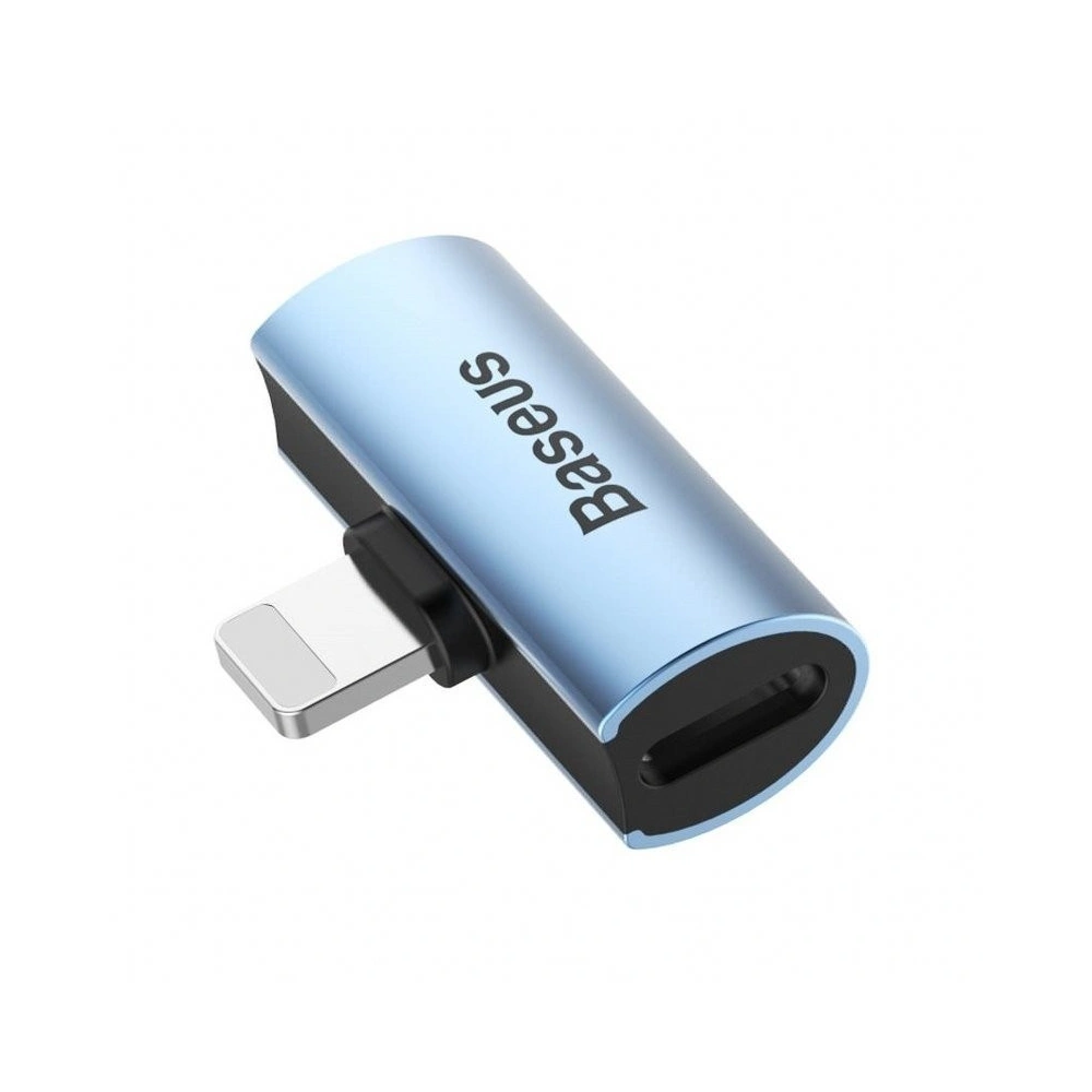 Wholesale Baseus iP Male to Dual iP Female Adapter L46 Blue - BSU426BLU - {ean13} - Hurt
