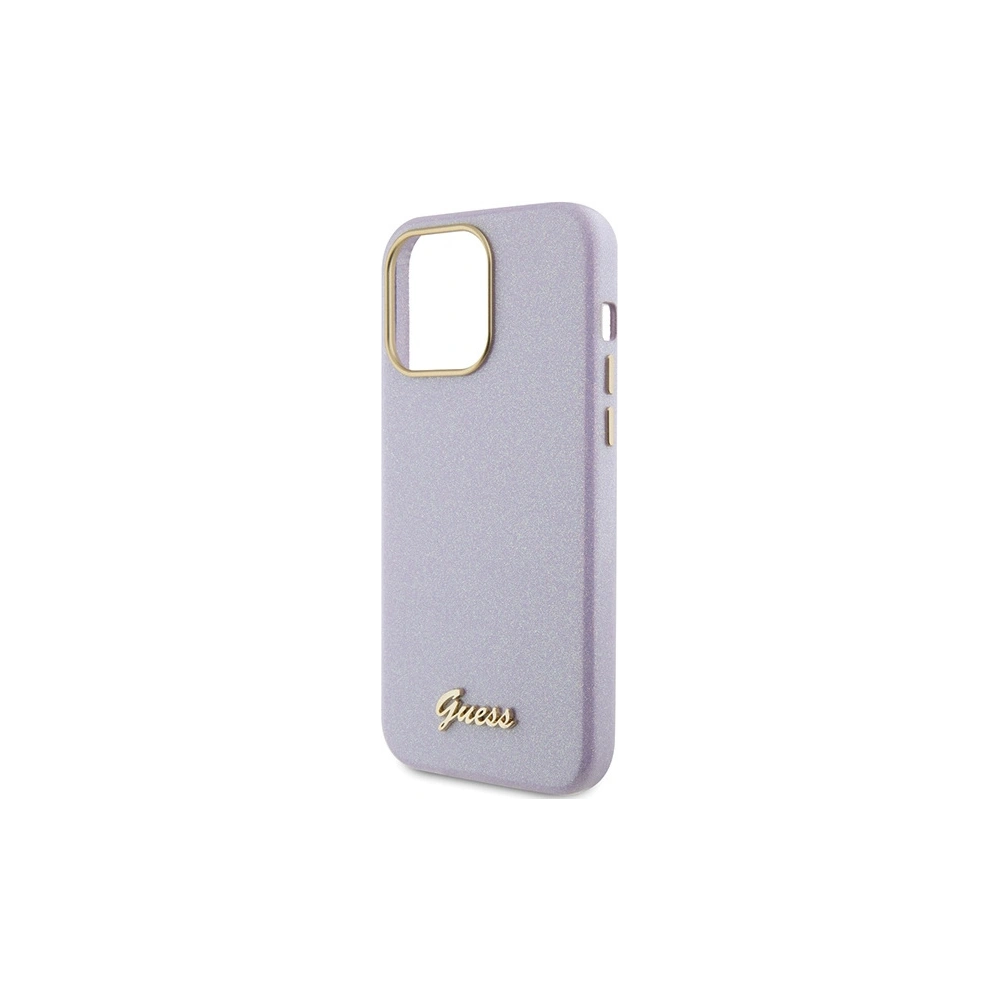 Wholesale Guess GUHCP15LPGMCSL Apple iPhone 15 Pro hardcase Glitter Glossy Script lilac - GUE2958 - {ean13} - Hurt
