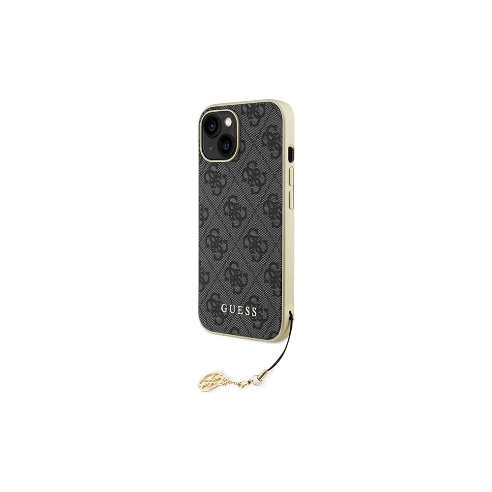 Hurtownia GSM - Etui Guess GUHCP15SGF4GGR Apple iPhone 15 hardcase 4G Charms Collection szary/grey - GUE2959 - {ean13} - Hurt