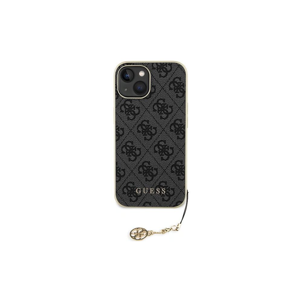 Hurtownia GSM - Etui Guess GUHCP15SGF4GGR Apple iPhone 15 hardcase 4G Charms Collection szary/grey - GUE2959 - {ean13} - Hurt