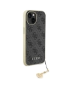 Hurtownia GSM - Case Guess GUHCP15SGF4GGR Apple iPhone 15 Hardcase 4G Charms Collection grau/grey - GUE2959 - {ean13} - Hurt