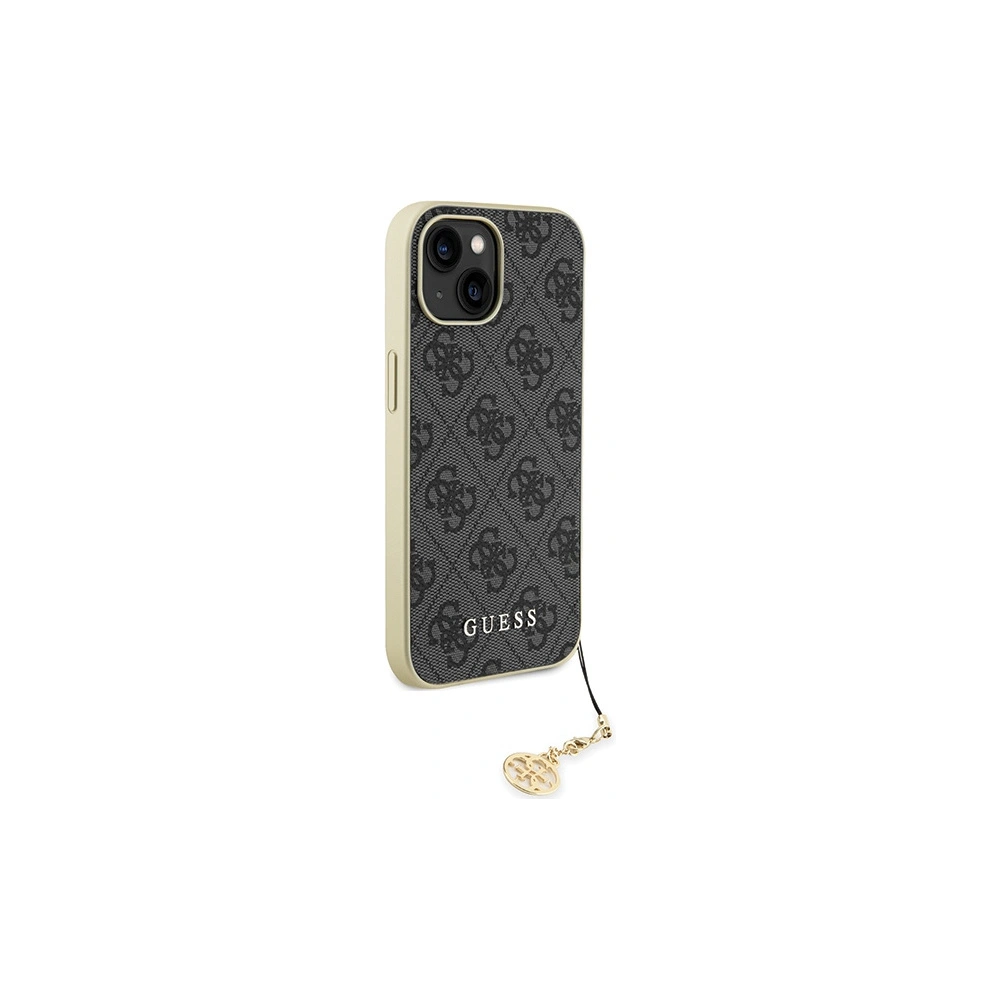 Hurtownia GSM - Etui Guess GUHCP15SGF4GGR Apple iPhone 15 hardcase 4G Charms Collection szary/grey - GUE2959 - {ean13} - Hurt