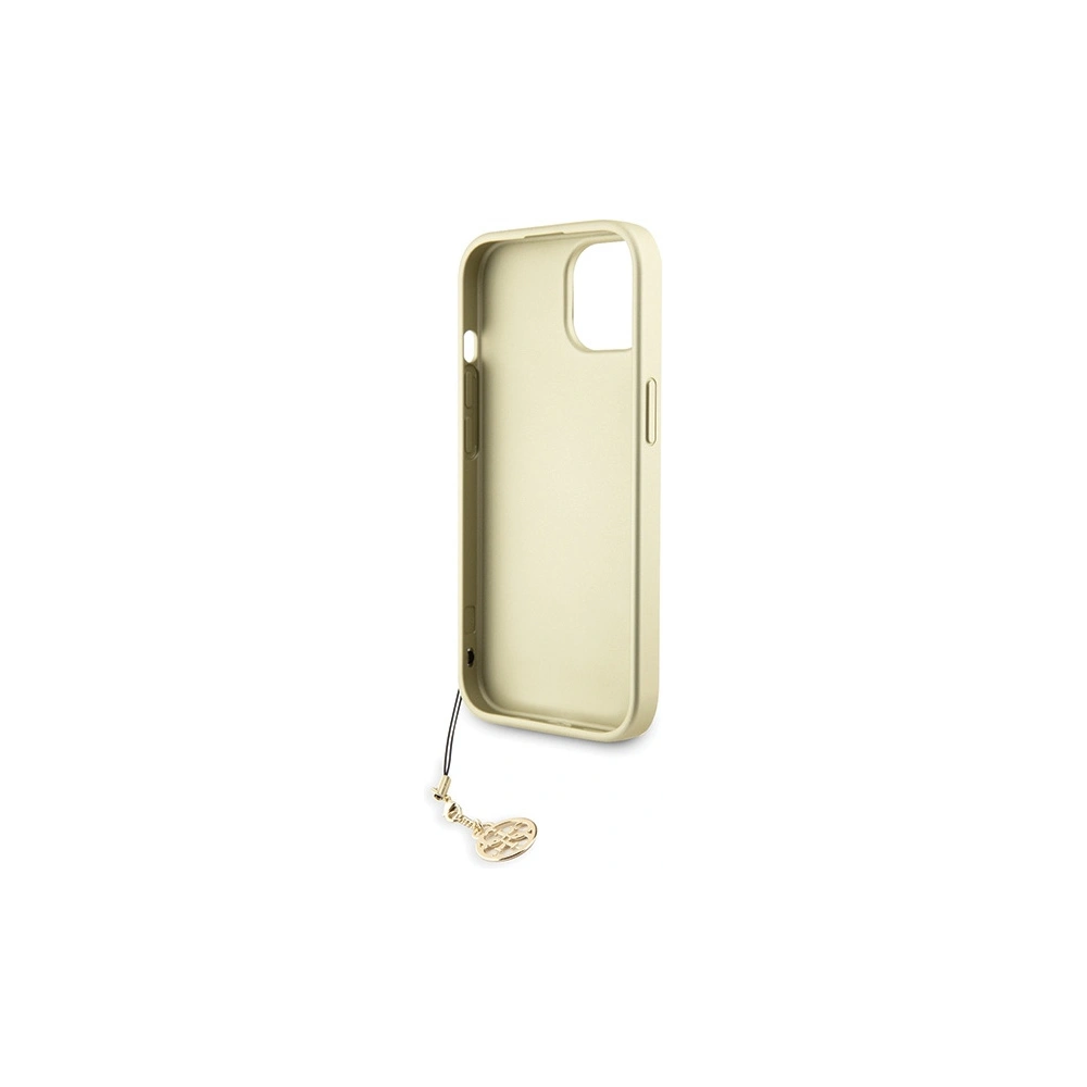 Hurtownia GSM - Case Guess GUHCP15SGF4GGR Apple iPhone 15 Hardcase 4G Charms Collection grau/grey - GUE2959 - {ean13} - Hurt