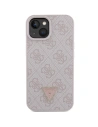 Hurtownia GSM - Etui Guess GUHCP15SP4TDPP Apple iPhone 15 hardcase Leather 4G Triangle Strass różowy/pink - GUE2960 - {ean13} - Hurt
