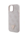 Hurtownia GSM - Etui Guess GUHCP15SP4TDPP Apple iPhone 15 hardcase Leather 4G Triangle Strass różowy/pink - GUE2960 - {ean13} - Hurt