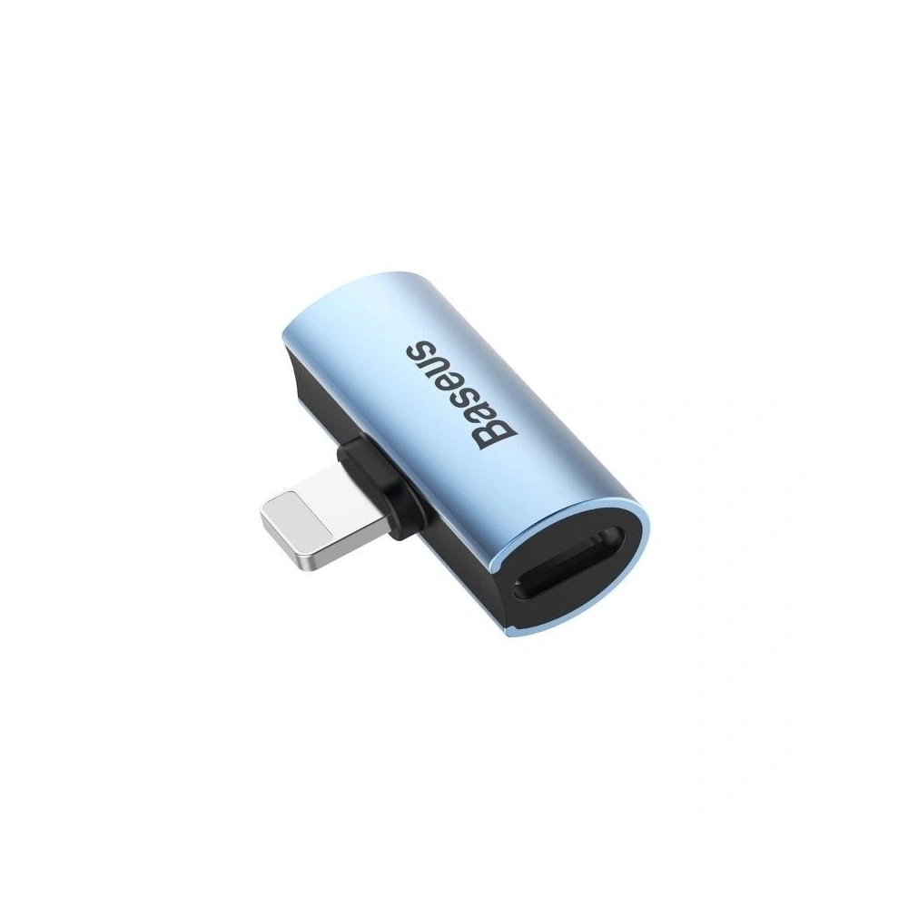 Wholesale Baseus iP Male to Dual iP Female Adapter L46 Blue - BSU426BLU - {ean13} - Hurt