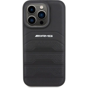 Hurtownia GSM - Etui AMG AMHCP15LGSEBK Apple iPhone 15 Pro hardcase Leather Debossed Lines czarny/black - MRS84 - {ean13} - Hurt