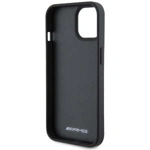 Hurtownia GSM - Etui AMG AMHCP15MGSEBK Apple iPhone 15 Plus / 14 Plus hardcase Leather Debossed Lines czarny/black - MRS85 - {ean13} - Hurt