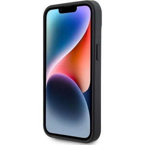 Hurtownia GSM - Etui AMG AMHCP15SGSEBK Apple iPhone 15 hardcase Leather Debossed Lines czarny/black - MRS86 - {ean13} - Hurt