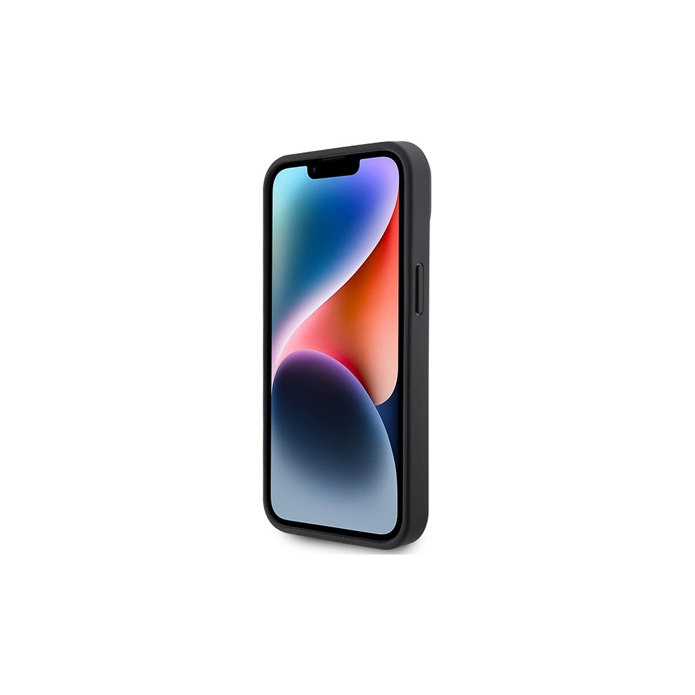 Hurtownia GSM - Case AMG AMHCP15SGSEBK Apple iPhone 15 Hardcase Leder Prägung Linien schwarz/black - MRS86 - {ean13} - Hurt