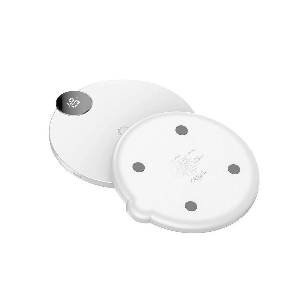Hurtownia GSM - Bezdrátová indukční nabíječka Baseus Wireless Charger 10W - bílá - BSU427WHT - {ean13} - Hurt