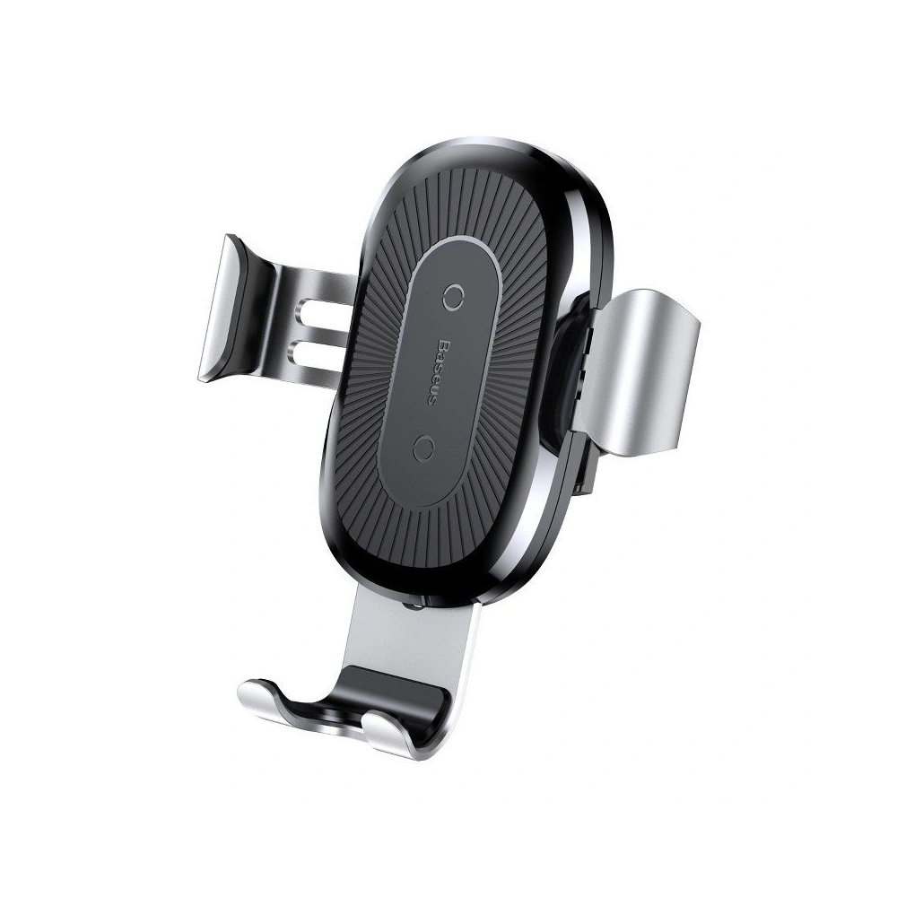 Wholesale Baseus Wireless Charger Gravity Car Wireless Charger Mount Silver - BSU429SLV - {ean13} - Hurt