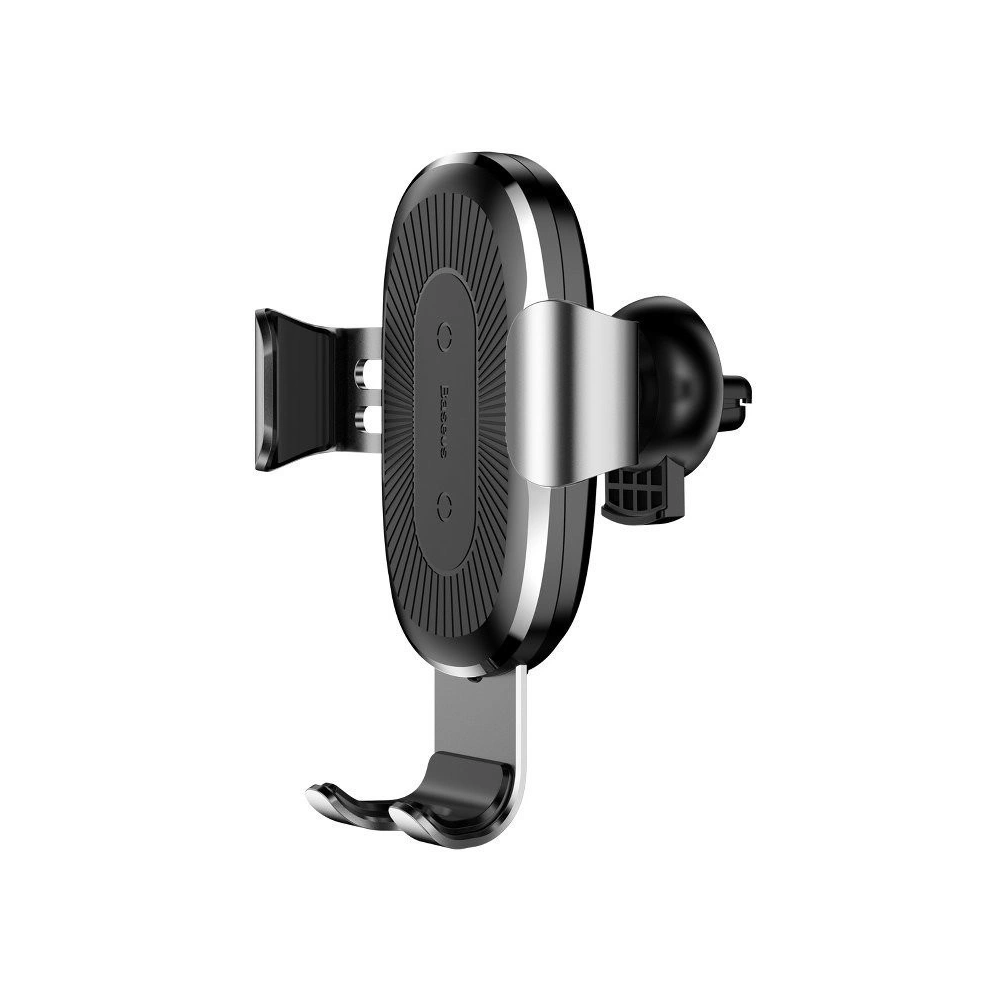 Wholesale Baseus Wireless Charger Gravity Car Wireless Charger Mount Silver - BSU429SLV - {ean13} - Hurt