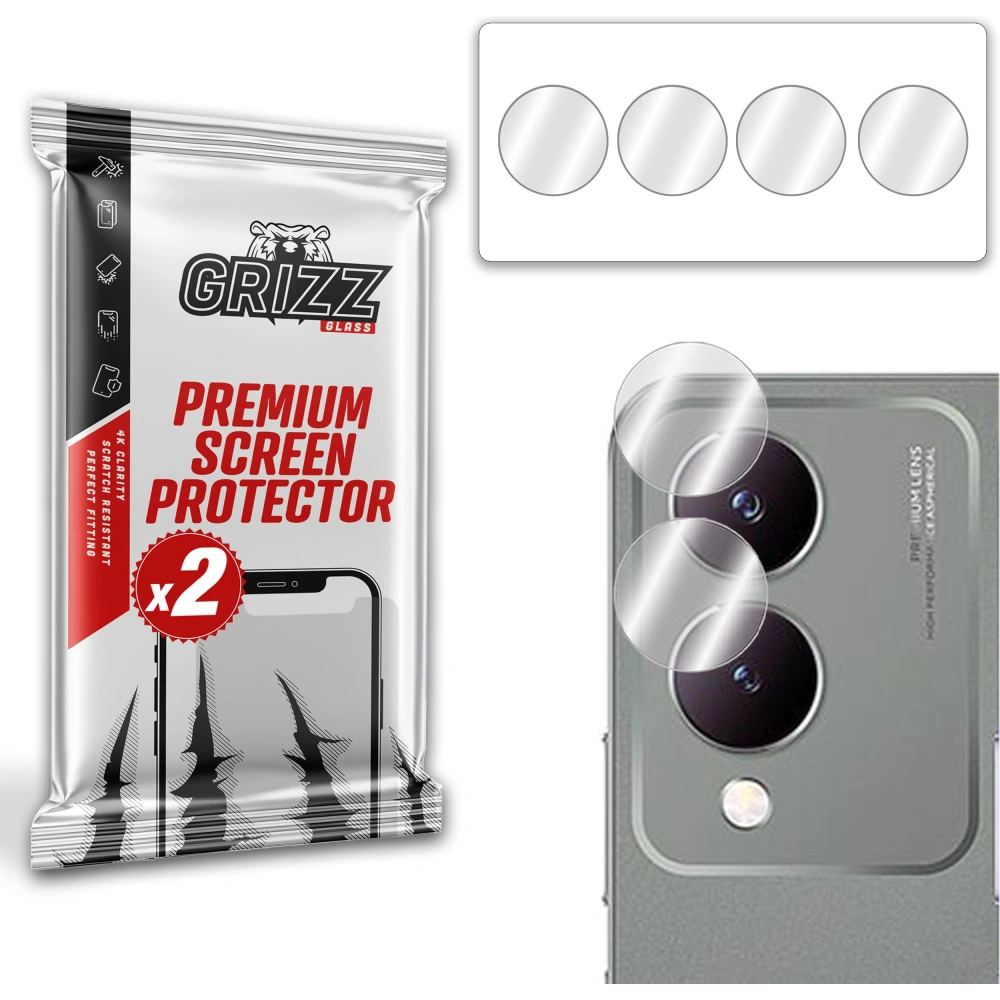 Hurtownia GSM - Üveg a GrizzGlass HybridGlass fényképezőgéphez Vivo Y17s-hez - GRZ6852 - {ean13} - Hurt