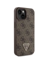 Hurtownia GSM - Etui Guess GUHCP15SP4TDPW Apple iPhone 15 hardcase Leather 4G Triangle Strass hnědý/brown - GUE2961 - {ean13} - Hurt