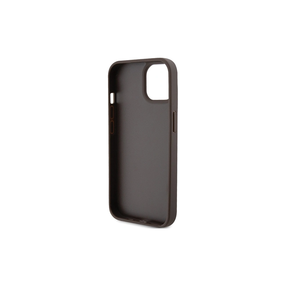 Hurtownia GSM - Case Guess GUHCP15SP4TDPW Apple iPhone 15 Hardcase Leder 4G Triangle Strass braun/brown - GUE2961 - {ean13} - Hurt