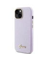 Wholesale Guess GUHCP15SPGMCSL Apple iPhone 15 hardcase Glitter Glossy Script lilac - GUE2963 - {ean13} - Hurt