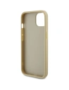 Case Guess GUHCP15SPSP4LGD Apple iPhone 15 Hardcase Perforated 4G Glitter gold