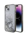 Etui Karl Lagerfeld KLHCP15MLKCNSK Apple iPhone 15 Plus / 14 Plus hardcase Liquid Glitter Choupette transparent