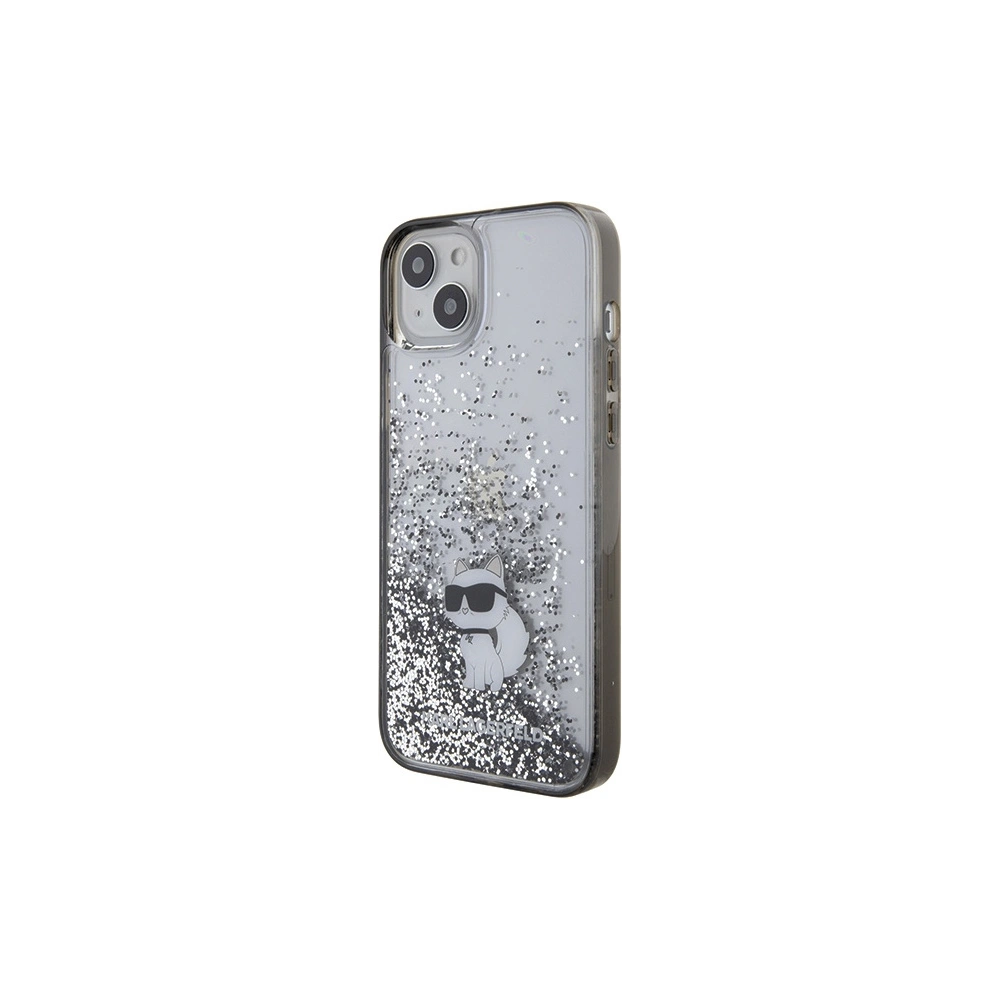 Hurtownia GSM - Etui Karl Lagerfeld KLHCP15MLKCNSK Apple iPhone 15 Plus / 14 Plus hardcase Liquid Glitter Choupette průhledné - KLD1721 - {ean13} - Hurt