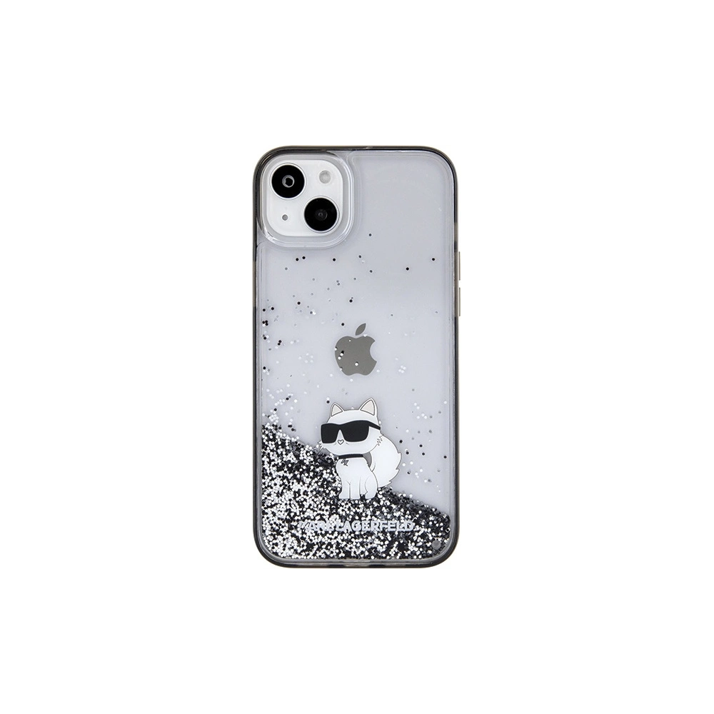 Hurtownia GSM - Etui Karl Lagerfeld KLHCP15MLKCNSK Apple iPhone 15 Plus / 14 Plus hardcase Liquid Glitter Choupette průhledné - KLD1721 - {ean13} - Hurt