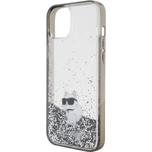 Hurtownia GSM - Etui Karl Lagerfeld KLHCP15MLKCNSK Apple iPhone 15 Plus / 14 Plus hardcase Liquid Glitter Choupette průhledné - KLD1721 - {ean13} - Hurt