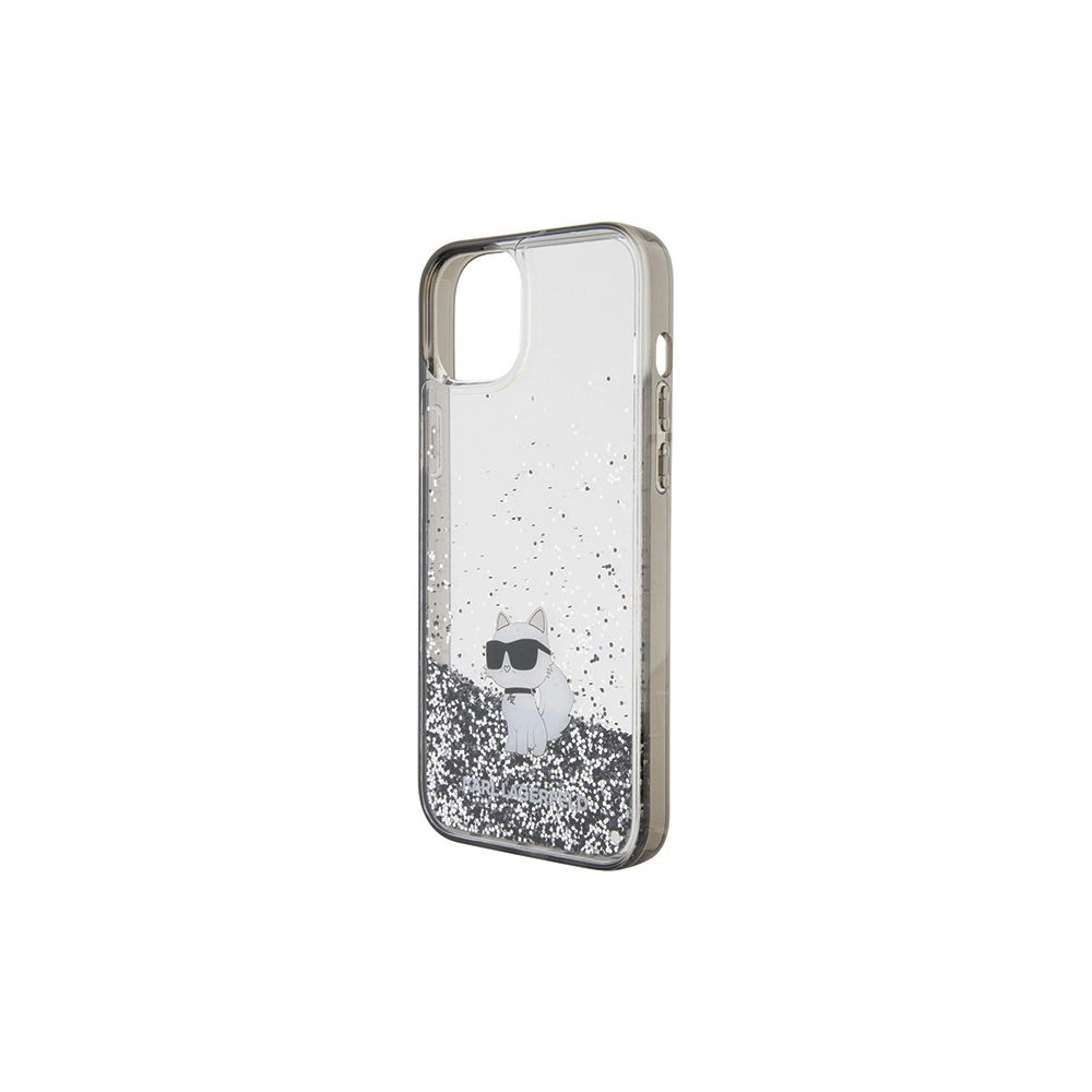 Hurtownia GSM - Etui Karl Lagerfeld KLHCP15MLKCNSK Apple iPhone 15 Plus / 14 Plus hardcase Liquid Glitter Choupette průhledné - KLD1721 - {ean13} - Hurt
