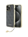 Etui Guess GUHCP15XGF4GGR Apple iPhone 15 Pro Max hardcase 4G Charms Collection gri/grey