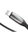 Hurtownia GSM - Kabel Lightning z diodą LED Baseus Horizontal 2m 1.5A (czarny) - BSU432BLK - {ean13} - Hurt