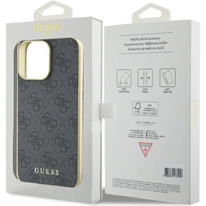 Wholesale Guess GUHCP15XGF4GGR Apple iPhone 15 Pro Max hardcase 4G Charms Collection grey - GUE2967 - {ean13} - Hurt