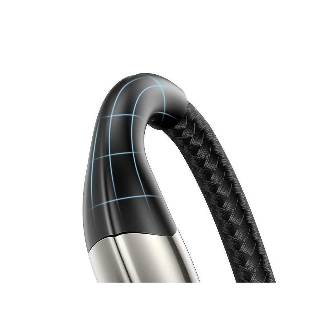 Hurtownia GSM - Kabel Lightning s LED diodou Baseus Horizontální 2m 1.5A (černý) - BSU432BLK - {ean13} - Hurt