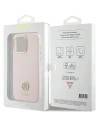 Hurtownia GSM - Etui Guess GUHCP15XM4DGPP Apple iPhone 15 Pro Max hardcase silikonová logo strass 4G růžová/pink - GUE2968 - {ean13} - Hurt