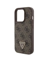 Hurtownia GSM - Case Guess GUHCP15XP4TDPW Apple iPhone 15 Pro Max Hardcase Leder 4G Triangle Strass braun/brown - GUE2969 - {ean13} - Hurt