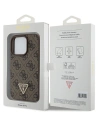 Hurtownia GSM - Etui Guess GUHCP15XP4TDPW Apple iPhone 15 Pro Max hardcase Leather 4G Triangle Strass hnědý/brown - GUE2969 - {ean13} - Hurt