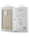 Wholesale Guess GUHCP15XPGMCSD Apple iPhone 15 Pro Max hardcase Glitter Glossy Script light gold - GUE2970 - {ean13} - Hurt