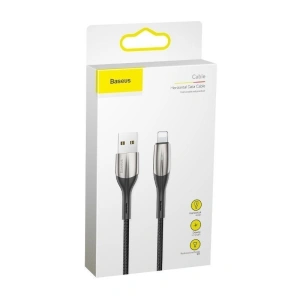 Kabel Lightning z diodą LED Baseus Horizontal 2m 1.5A (czarny)