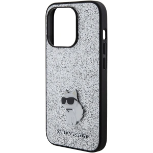 Hurtownia GSM - Etui Karl Lagerfeld KLHCP15XGCNPSG Apple iPhone 15 Pro Max hardcase Fixed Glitter Choupette Logo Metal Pin argintiu/silver - KLD1728 - {ean13} - Hurt