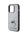 Hurtownia GSM - Etui Karl Lagerfeld KLHCP15XGCNPSG Apple iPhone 15 Pro Max hardcase Fixed Glitter Choupette Logo Metal Pin srebrny/silver - KLD1728 - {ean13} - Hurt