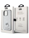 Hurtownia GSM - Etui Karl Lagerfeld KLHCP15XGCNPSG Apple iPhone 15 Pro Max hardcase Fixed Glitter Choupette Logo Metal Pin srebrny/silver - KLD1728 - {ean13} - Hurt