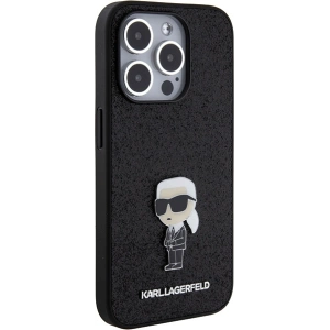 Hurtownia GSM - Etui Karl Lagerfeld KLHCP15XGKNPSK Apple iPhone 15 Pro Max hardcase Fixed Glitter Ikonik Logo Metal Pin černý/black - KLD1729 - {ean13} - Hurt