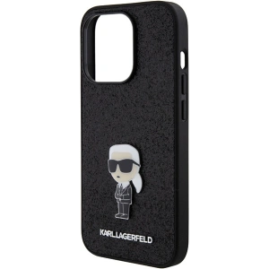 Hurtownia GSM - Etui Karl Lagerfeld KLHCP15XGKNPSK Apple iPhone 15 Pro Max hardcase Fixed Glitter Ikonik Logo Metal Pin černý/black - KLD1729 - {ean13} - Hurt