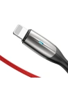 Hurtownia GSM - Kabel Lightning z diodą LED Baseus Horizontal 0.5m 2.4A (czerwony) - BSU433RED - {ean13} - Hurt