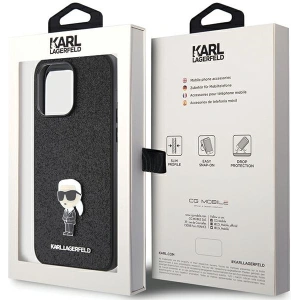Hurtownia GSM - Etui Karl Lagerfeld KLHCP15XGKNPSK Apple iPhone 15 Pro Max hardcase Fixed Glitter Ikonik Logo Metal Pin černý/black - KLD1729 - {ean13} - Hurt