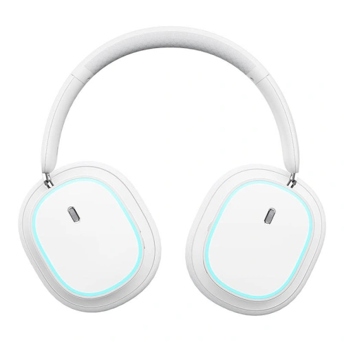 Gamingowe bezprzewodowe słuchawki Baseus AeQur GH02 2.4G / BT 5.3 / jack 3.5mm (białe)