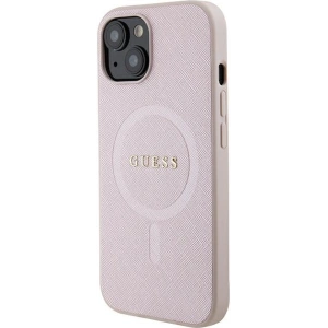 Hurtownia GSM - Etui Guess GUHMP15MPSAHMCP Apple iPhone 15 Plus / 14 Plus hardcase Saffiano MagSafe růžový/pink - GUE2972 - {ean13} - Hurt